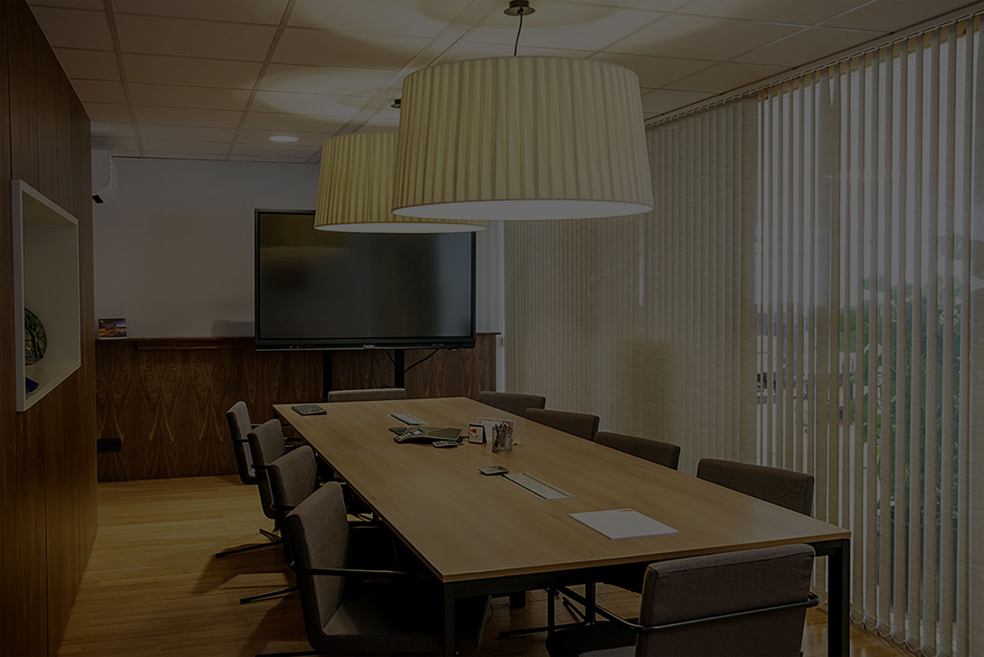 Sala de reuniones de la sede de ILIA ETL GLOBAL en Barcelona