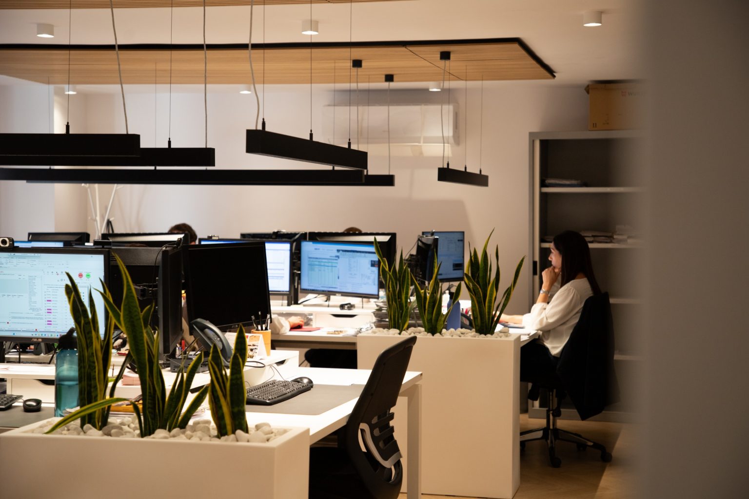 Zona de trabajo de la planta 1.º A (antes Confialia) · ILIA ETL GLOBAL Palma